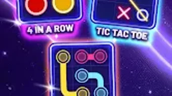 Four In A Row Glow: Connect 4