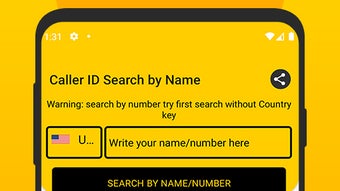 Caller ID search by name