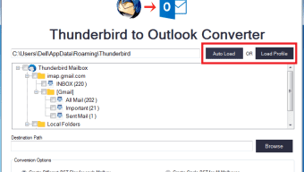 SysBud Thunderbird to Outlook Converter