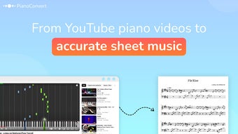 PianoConvert - From YouTube piano videos to sheet music