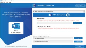 Cigati PST to PDF Converter