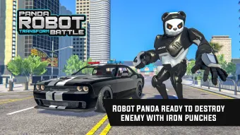 Panda Robot Car: Robot Games