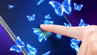 Live Wallpaper Magic Touch Butterfly