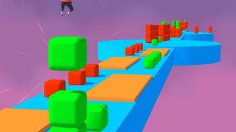 Cube Stacker Surfer Race Games