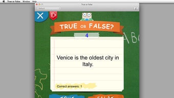 True or False
