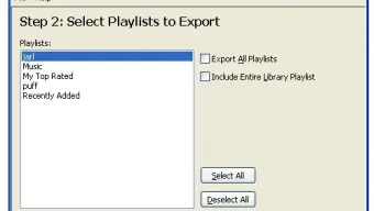 iTunes Export