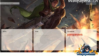 Attack on Titan Levi Animated New Tab