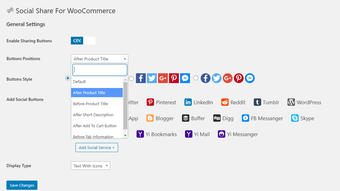Social Share For WooCommerce