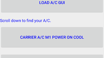 A/C Universal Remote Control