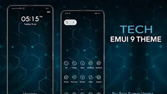 Tech Dark EMUI 9 Theme