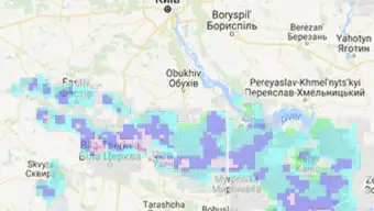 Погодный радар Киев