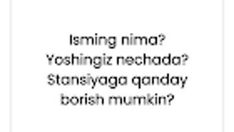Ruscha Ozbekcha Tarjimon