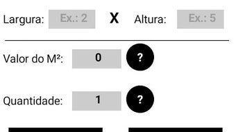 M² - Calculadora de Metro Quadrado / Preço