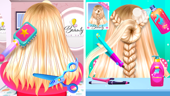 Fashion Girl: Dressup  Hair