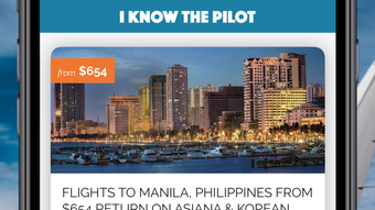 I Know The Pilot. Flight Deals