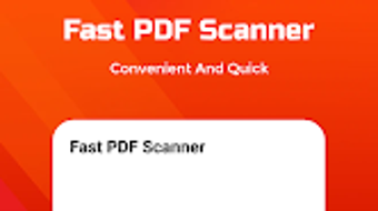 Fast PDF Scanner