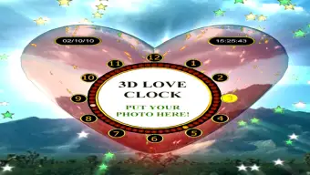 3D Love Clock 