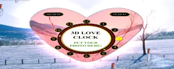 3D Love Clock 