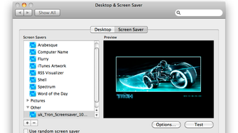 Tron Legacy Screensaver