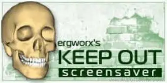 Keep Out screensaver