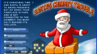 Santa Chimney Trouble
