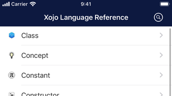 Language Reference for Xojo