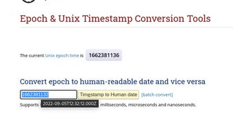 Epoch Converter