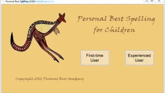 Personal Best Spelling for Children