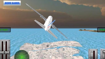 Flight simulator boeing 3D fly