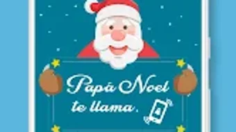 Papá Noel llamada en Navidad