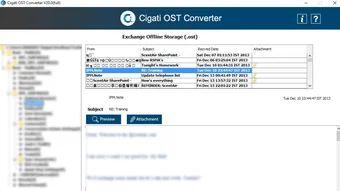 Cigati OST Converter
