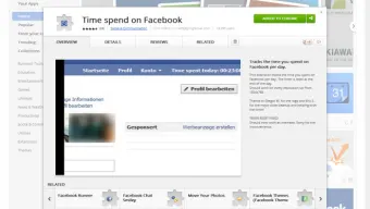 Time spend on Facebook