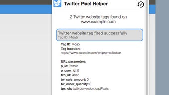 Twitter Pixel Helper