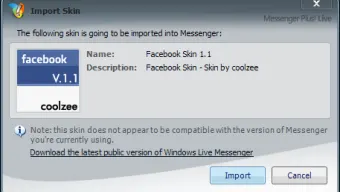 Facebook skin for Messenger 8.5