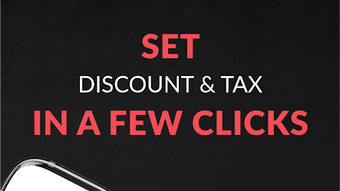 Discount and tax percentage calculator