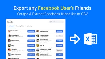 Friends Exporter for Facebook