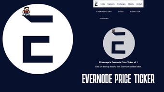 Ekiserrepe's Evernode Price Ticker