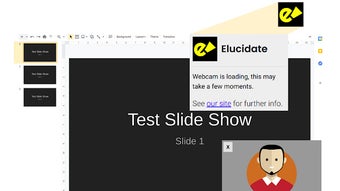 Elucidate - Present via Webcam