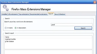 Firefox Mass Extensions Manager