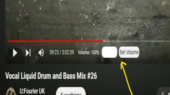 YouTube Volume Control