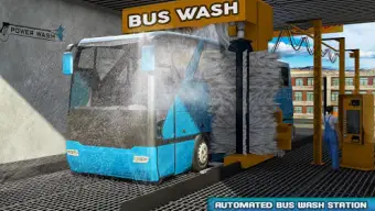 Smart Bus Wash Service Gas Station Parking Games