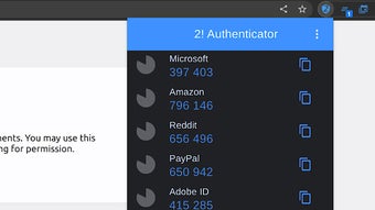 2! Authenticator