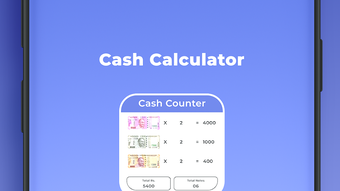 Cash counter - Counting money