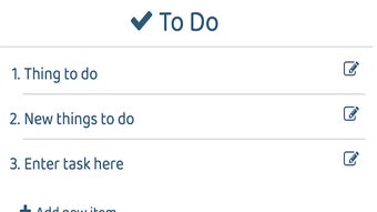 Simple To Do List