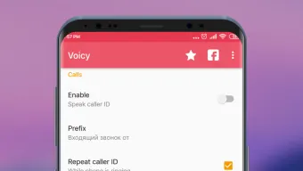 Voicy: voice notifications