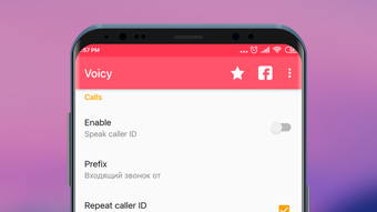 Voicy: voice notifications