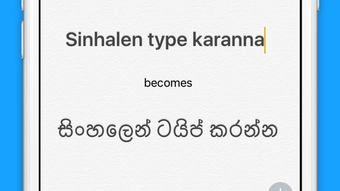 Sinhala Transliteration Keyboard by KeyNounce