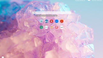 Crystal Wallpaper New Tab