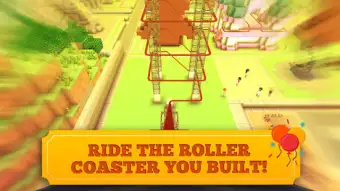 Roller Coaster Craft Blocky Building  RCT Games