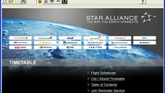 Star Alliance Timetables